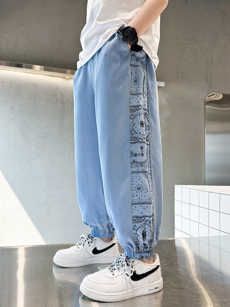 Children'S Clothing Summer Versatile Boys' Pants Children'S Sports Pants Trendy Style - Image 4