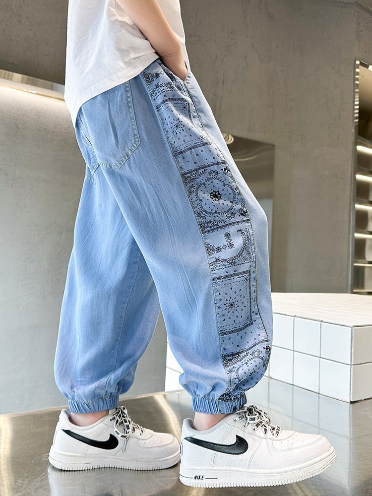 Children'S Clothing Summer Versatile Boys' Pants Children'S Sports Pants Trendy Style - Image 3