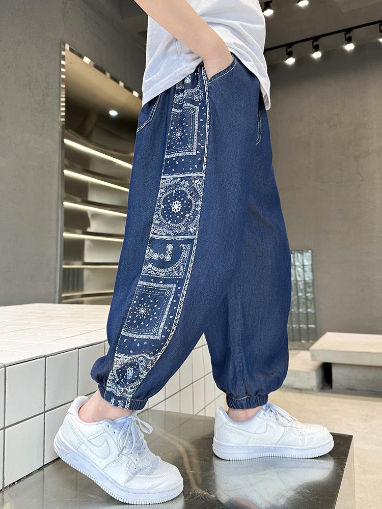 Children'S Clothing Summer Versatile Boys' Pants Children'S Sports Pants Trendy Style - Image 2