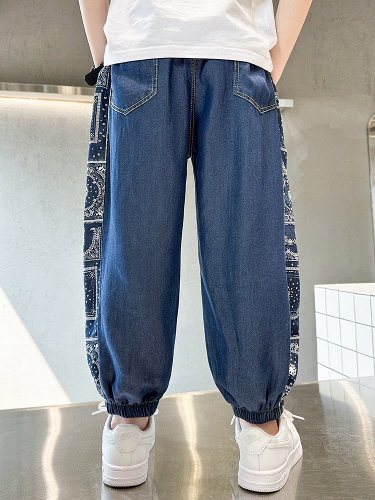 Children'S Clothing Summer Versatile Boys' Pants Children'S Sports Pants Trendy Style - Image 5