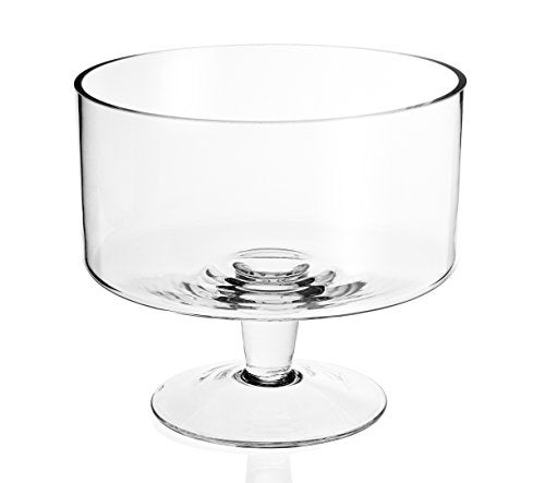 Badash Lexington Glass Trifle Bowl - 9" Food-Safe Crystal Serving Bowl for Dessert, Fruit, Salad - Elegant European Mouth-Blown Lead-Free Crystal - Image 5