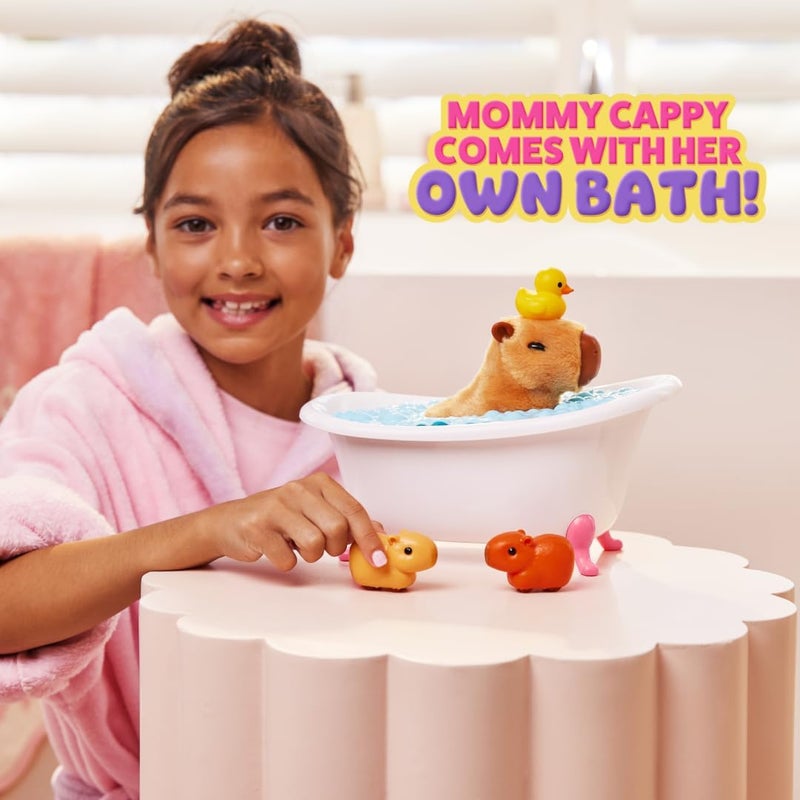 ZURU Pets Alive Mommy Capybara and Baby Surprise by ZURU - Robotic Walking Mommy Capybara with Baby Cappybara Toys, for Girls 2+ - Image 2