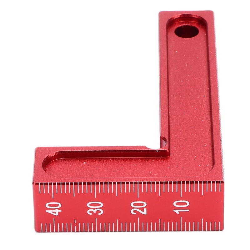 Right Angle Positioning Ruler 75x45mm 15mm Thick Aluminum Alloy 6061 - Rust Prevention 90 Degree Fast Fixed Square for Woodworkers DIY Cabinets - Image 2
