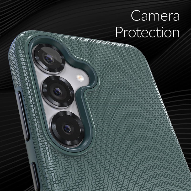 Crave Compatible with Samsung Galaxy S25 Plus Case, Shockproof Protection Dual Layer Case for Samsung Galaxy S25 Plus (6.7 inch) - Forest Green - Image 3
