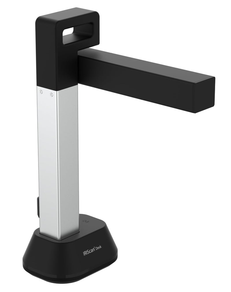 IRIScan Desk 6 8MP A4 Book and Document Scanner Grey with OCR AI AutoFlattening and Finger Erasing Compatible with Windows and Mac Readiris PDF Included - Image 2