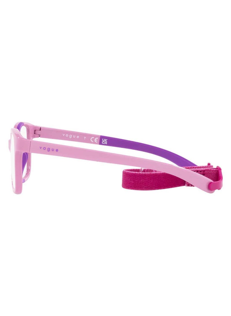 Vogue - Kids Unisex Square Shape Eyeglass Frames VY2016 3027 42 Lens Size: 42 millimeter - Image 1