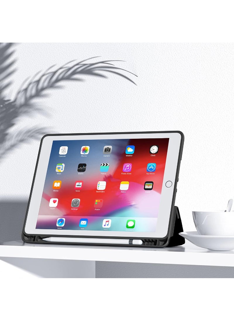 حافظة لجهاز Apple iPad 10.2 بوصة 2021/2020/2019 (9th/8th/7th) مع حامل قلم، غطاء رفيع للكمبيوتر اللوحي مع ظهر ناعم من مادة TPU، إيقاظ/سكون تلقائي لجهاز iPad 10.2 بوصة - pzsku/ZD03D96B95E6CC9AA7D1EZ/45/_/1737509977/a9b33b0e-f78d-4118-b843-23f14bed1122