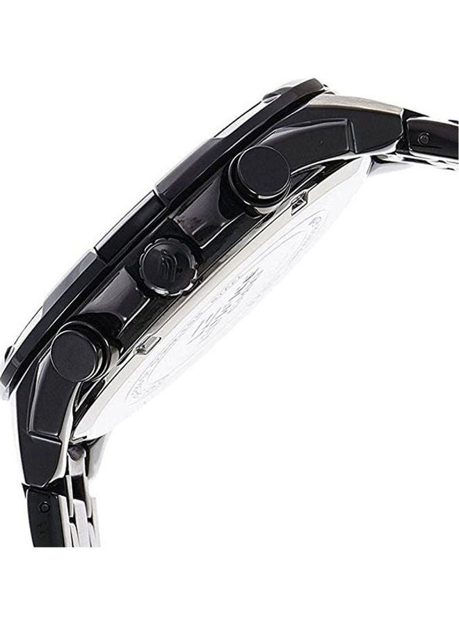 CASIO Men Stainless Steel Analog Clasp Watch EFR-539BK-1AVDF - Image 2