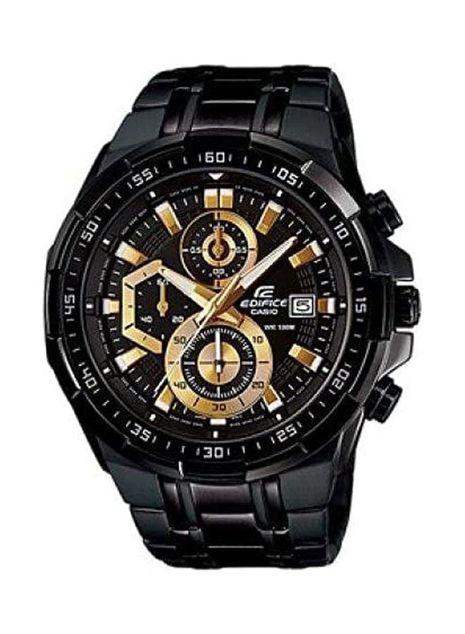 CASIO Men Stainless Steel Analog Clasp Watch EFR-539BK-1AVDF - Image 1