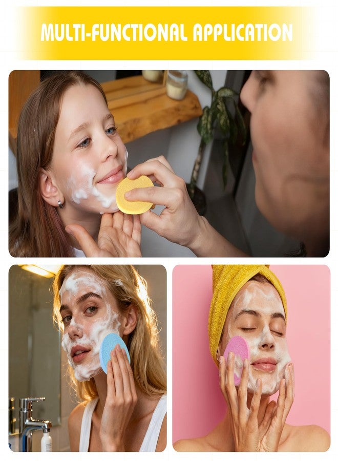 ٥٥٢ قطعة من إسفنجات الوجه المضغوطة للاستخدام مرة واحدة، إسفنجة دائرية لغسل الوجه، إسفنجات تنظيف وتقشير الوجه، وسادات سبا للوجه للنساء، مستلزمات إزالة مكياج التجميل - Image 5