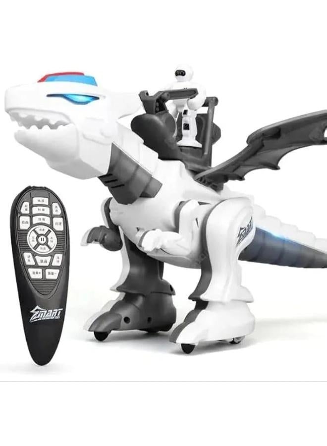 Remote Control Dinosaur Toy, Interactive Robot T-Rex with LED Lights - Image 2