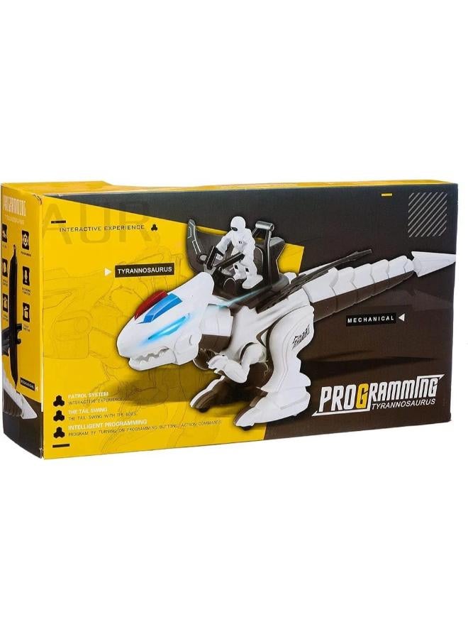 Remote Control Dinosaur Toy, Interactive Robot T-Rex with LED Lights - Image 4