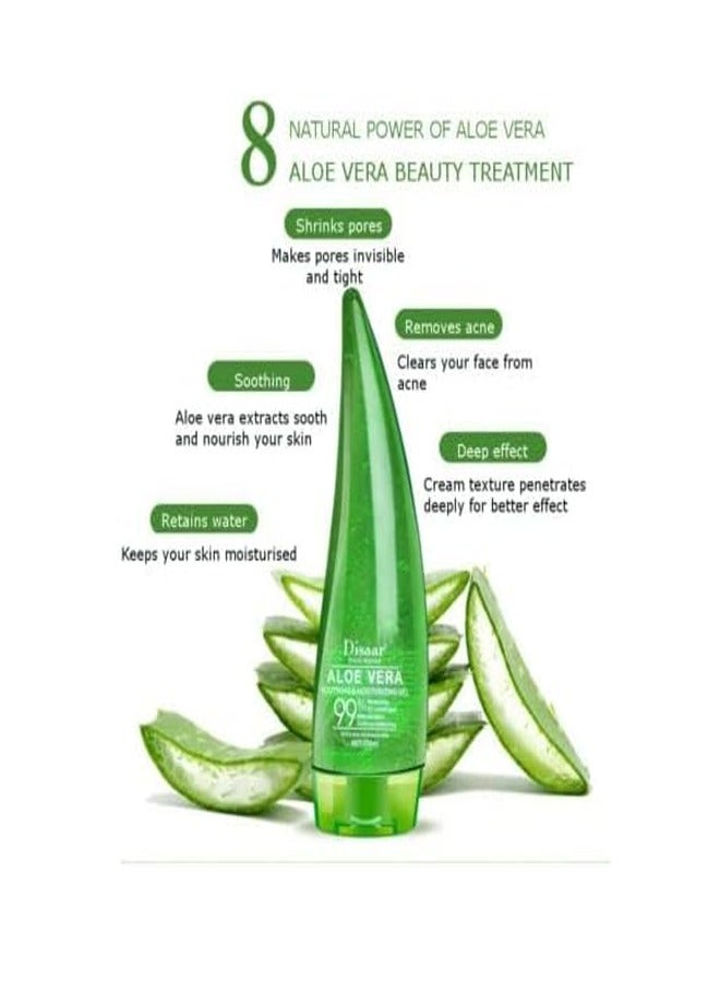 Disaar Disaar Aloe Vera Face Wash 120ml 99% Aloe Vera essence - Image 2
