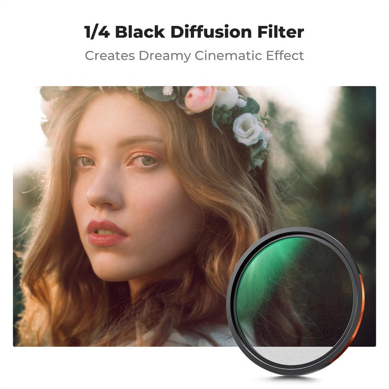 67mm Polarizing ND2-32 Variable Black-Mist 1/4 Magnetic Lens Cap and Ring HD True Color Filter Kit - Image 5