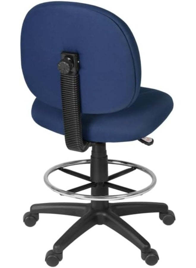 Comfort Series Swivel Fabric Computer Chair – Adjustable Task Chair with Drafting Kit for Home and Office Use - Image 2