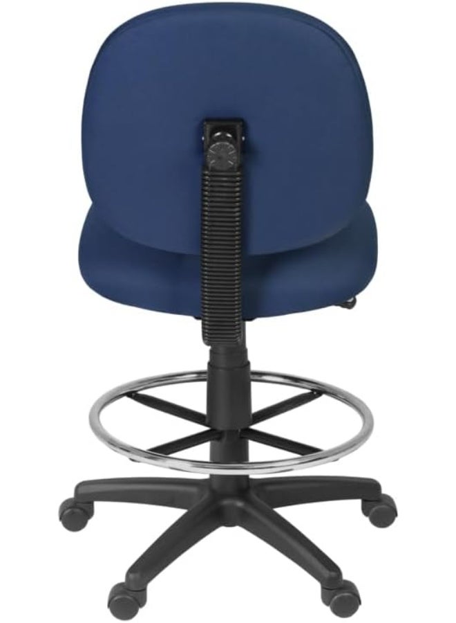 Comfort Series Swivel Fabric Computer Chair – Adjustable Task Chair with Drafting Kit for Home and Office Use - Image 4