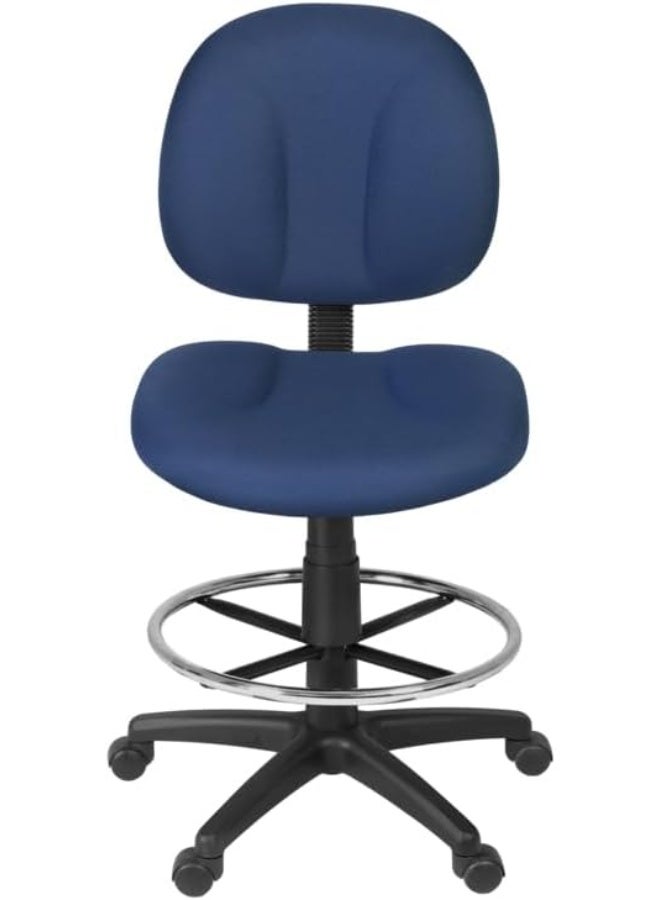 Comfort Series Swivel Fabric Computer Chair – Adjustable Task Chair with Drafting Kit for Home and Office Use - Image 3