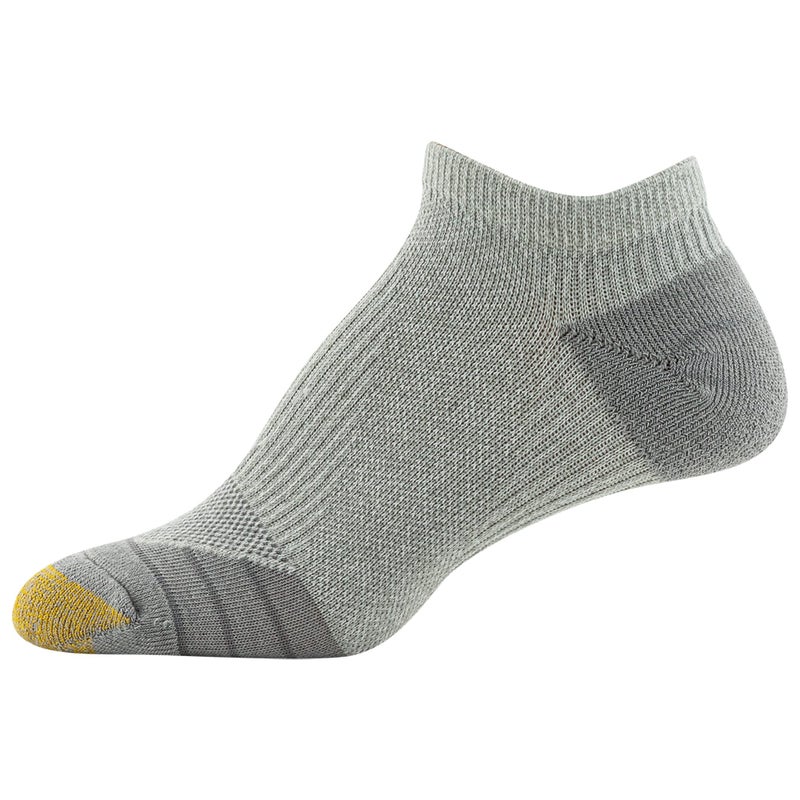 GOLDTOE Women's Cross Arch No Show Socks, 6-Pairs, Cinder Assorted, Shoe Size: 6-9 - Image 4