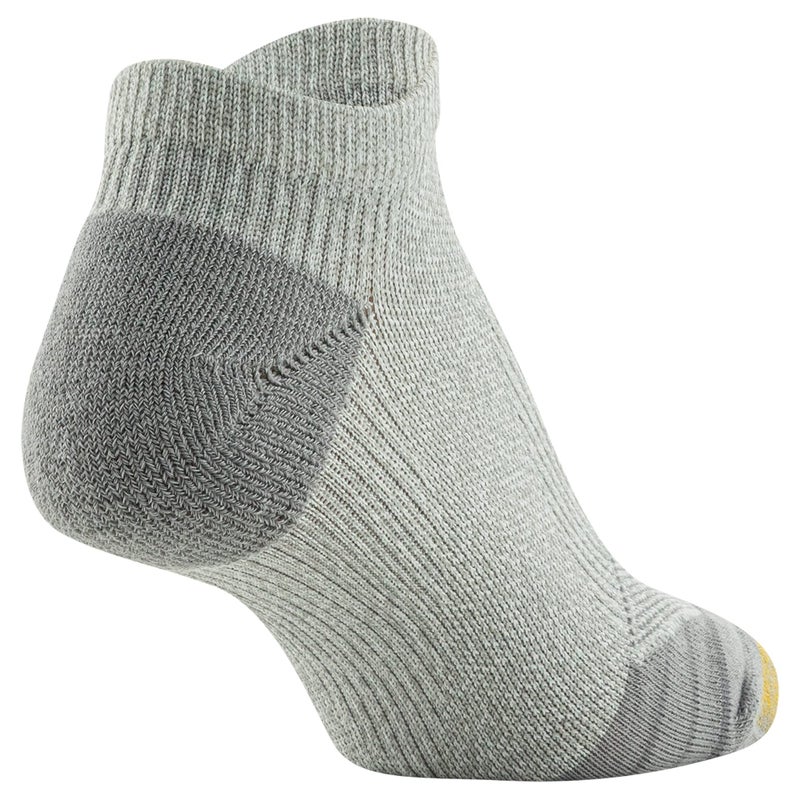 GOLDTOE Women's Cross Arch No Show Socks, 6-Pairs, Cinder Assorted, Shoe Size: 6-9 - Image 5
