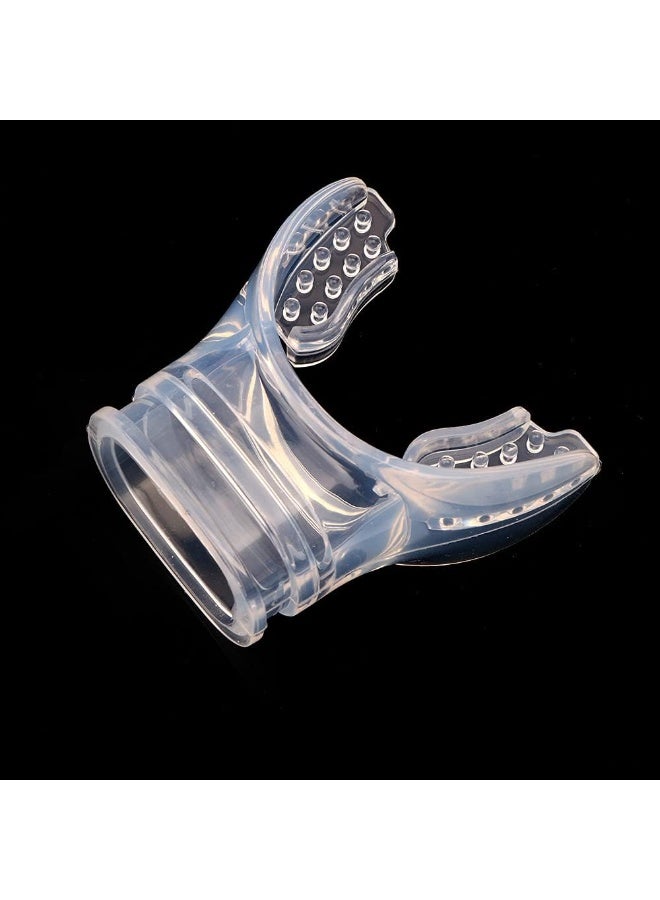 أنبوب تنفس للغوص والغطس - مريح وشفاف من السيليكون السائل للاستخدام العام - Image 1