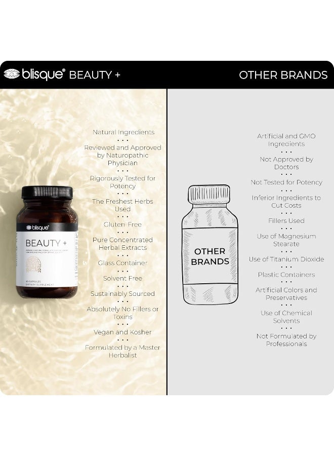 Blisque Beauty + Dietary Supplement for Women, 90 Capsules - Image 5