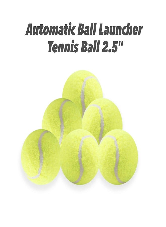 Pet Prime PetPrime 6PCS 2.5" Tennis Balls, Suitable for Max Dog Automatic Ball Launcher Interactive Dog Fetch Toy Pet Ball Thrower Throwing Game Launcher - Image 2