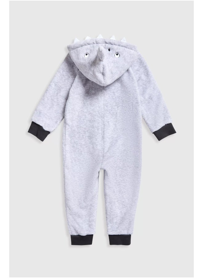 mothercare Shark Novelty Onesie  - Image 1