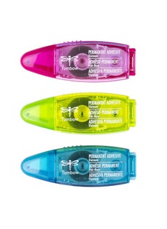 Tombow Tombow 62140 Power Mini Glue Tape, 3-Pack. Easy to Use Compact Applicators for Strong, Permanent Bond  - Image 1