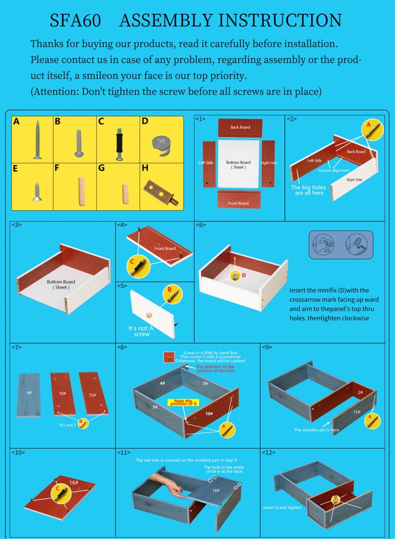 fashionhome Multifunction Modern Design One Drawer Vanity Makeup Glass Mirror Dressings Storage Table 60 x 40 x 75 cm - Image 3