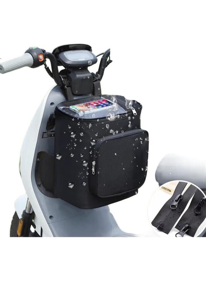 Car Return Car Guimu Electric Vehicle Hanging Storage Bag Mobile Phone Bag Electric Vehicle Hanging Bag Waterproof Front Placement Can Hold Helmet Trunk - Image 1