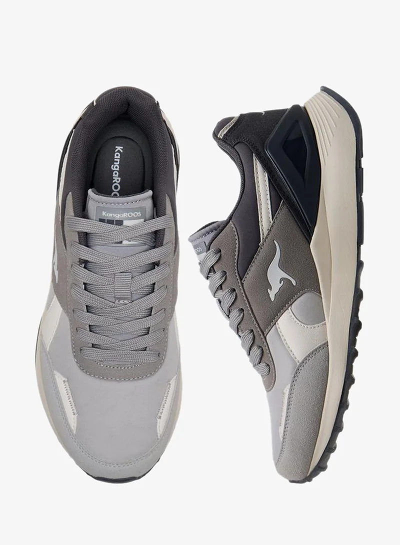 kangaROOS Grey Women Lace-Up Sports Shoes for Women | Best Price UAE