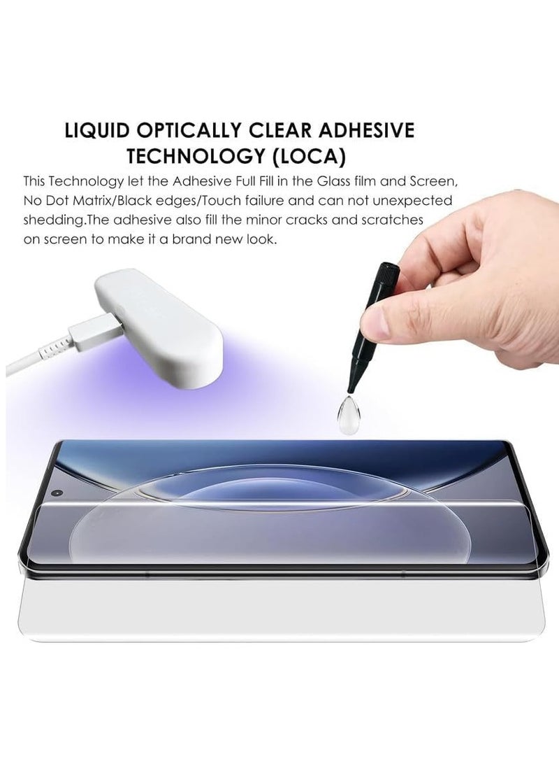 MIGOFAST Screen Protector for One Plus 12R UV Tempered Glass, Film HD Screen Saver, 9H Hardness, Bubble-free Screen Replacement Protector Film - Image 4