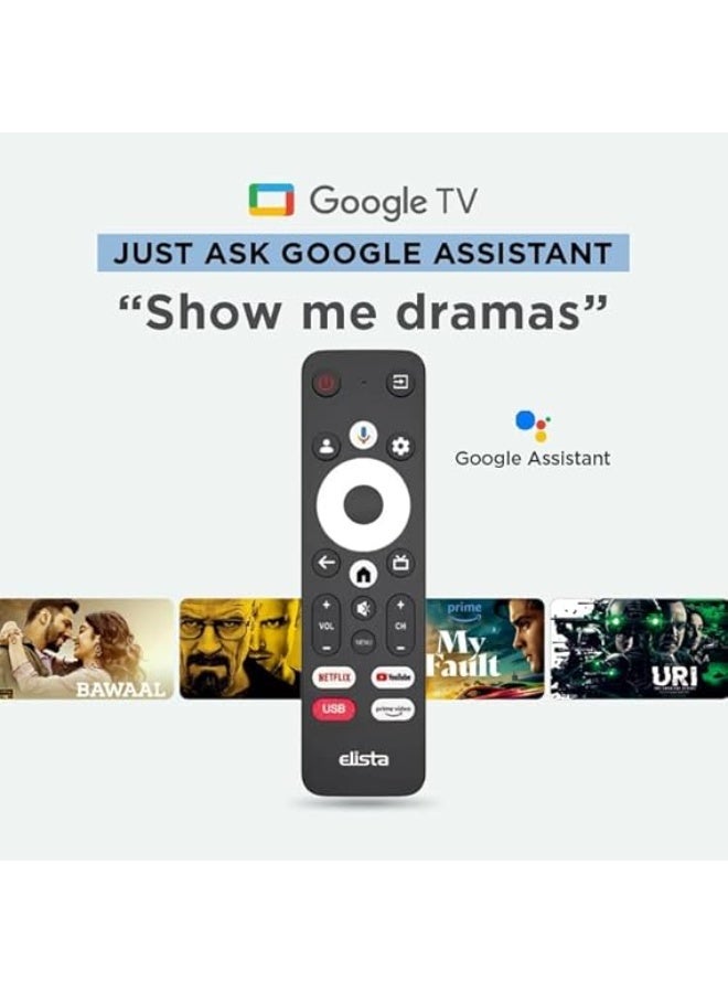 Elista 43″ 4K UHD Smart Google TV with HDR10 & Chromecast – Model GTV‑43UHDELD - Image 2
