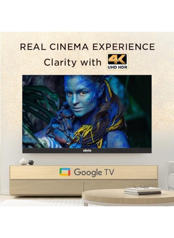 Elista 43″ 4K UHD Smart Google TV with HDR10 & Chromecast – Model GTV‑43UHDELD - Image 1