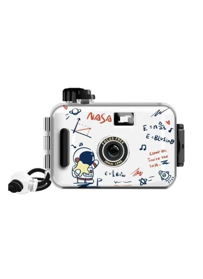 Generic The Birthday Gift Of The Girl Student's Entry-level Affordable Portable Camera-Color:Nasa Planet Gift Box Packaging-camera + 36 Film + Gifts + Gift Box  - Image 1