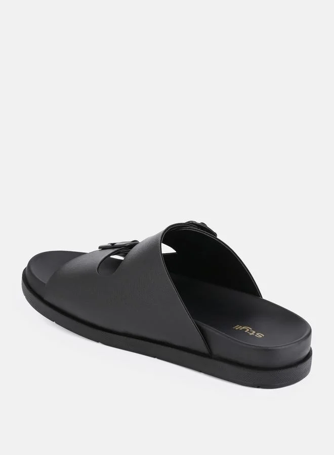 ستايلي Buckle Double Strap Comfort Sandals