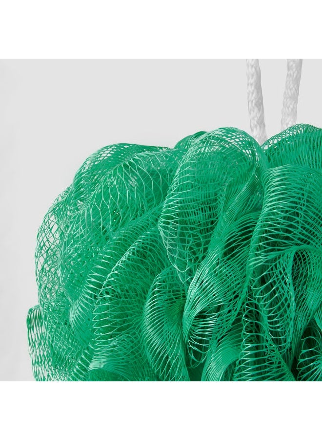 Ikea Loofah Sponge 100g/Piece, Exfoliating Bath Sponge Body Scrubber - Loofah Set of 3 Flower Color (Orange, Green, White) - Image 2