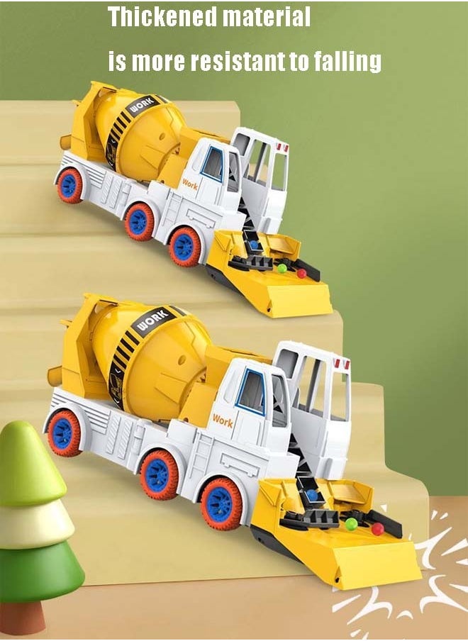 105 Beads Dump Truck Engineering Vehicle, Construction Truck Toys Set, Automatic Lifting Battery-Operated Toy Car (batteries not included), Educational Engineering Toys Gift For Boys Girls(Birthday,Holiday)