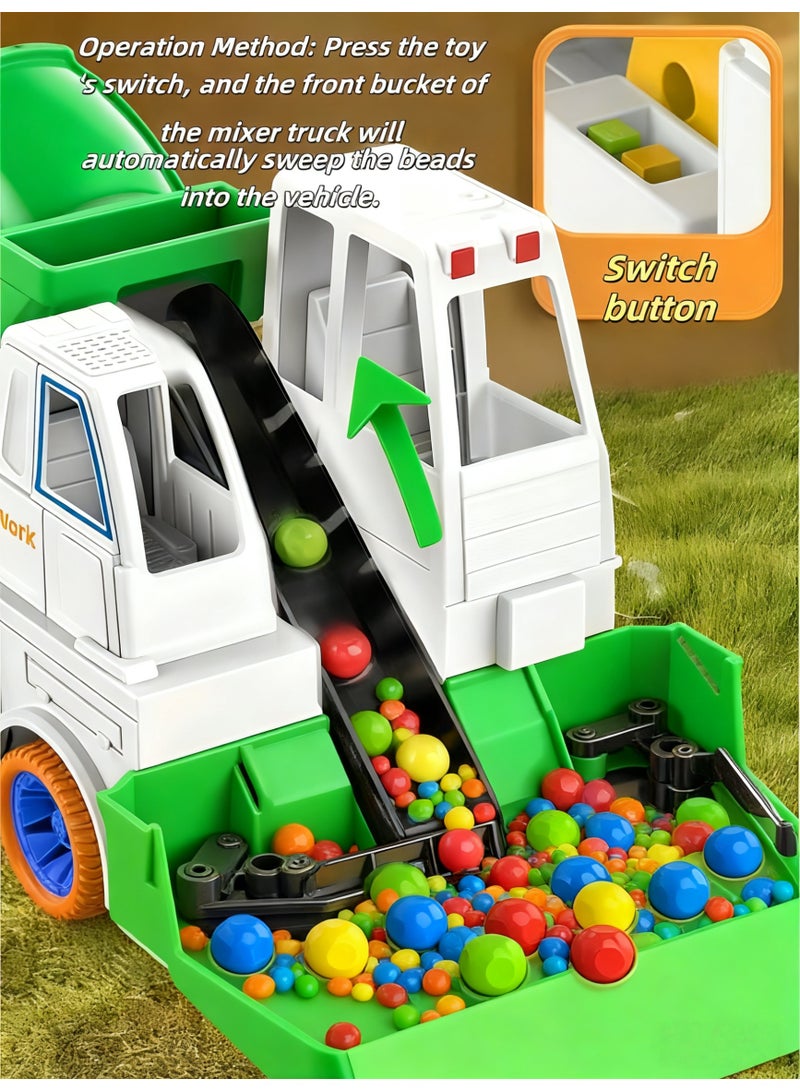 إيزي سو مركبة هندسية ، مجموعة ألعاب شاحنة البناء ، سيارة لعبة تلقائية تديرها البطارية (بطاريات غير مدرجة) ، شاحنة هندسة خلاطات الأسمنت ， ألعاب مركبة نقل محاكاة مركبة مركبة ， هدية ألعاب الهندسة التعليمية للبنات الفتيات - Image 3