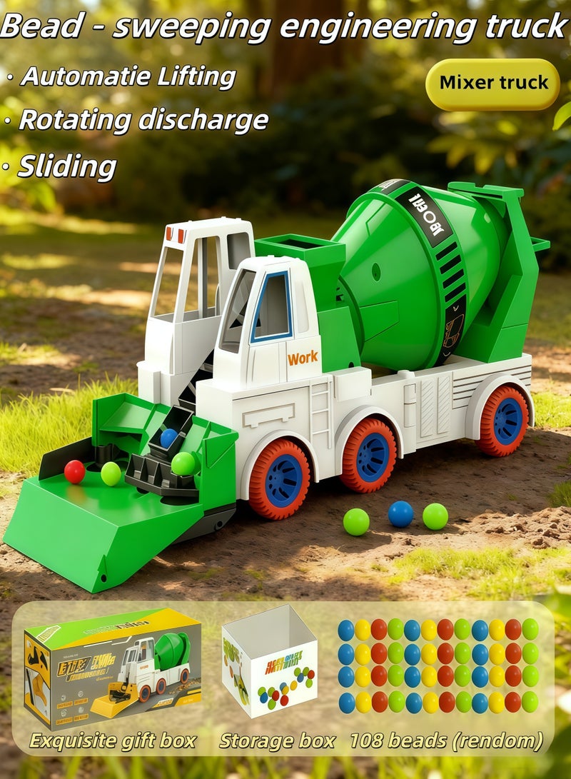 إيزي سو مركبة هندسية ، مجموعة ألعاب شاحنة البناء ، سيارة لعبة تلقائية تديرها البطارية (بطاريات غير مدرجة) ، شاحنة هندسة خلاطات الأسمنت ， ألعاب مركبة نقل محاكاة مركبة مركبة ， هدية ألعاب الهندسة التعليمية للبنات الفتيات - Image 1