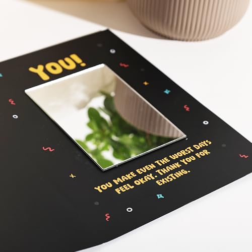 Oye Happy - New Year Mirror Card with Heartfelt Gratitude | The Only Good Thing About 2025 Is | Perfect for Loved Ones, Family & Friends - Image 5