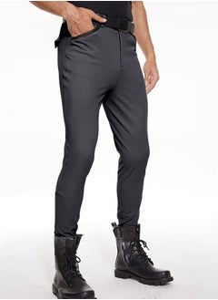 General Men Horse Riding Pants Knee Grip Equestrain Breeches Clothes Silicone Leggings Horseback Riding Tights  - Image 5