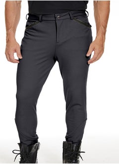 General Men Horse Riding Pants Knee Grip Equestrain Breeches Clothes Silicone Leggings Horseback Riding Tights  - Image 1
