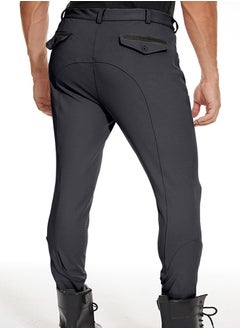 General Men Horse Riding Pants Knee Grip Equestrain Breeches Clothes Silicone Leggings Horseback Riding Tights  - Image 2