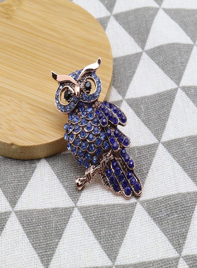 SING F LTD 4PCS Animal Rhinestone Brooch Pin Cute Owl Cat Pattern Lapel Pin Breastpin for Women Girls Wedding Birthday Gift Party Supply 4 Assorted Styles - Image 5