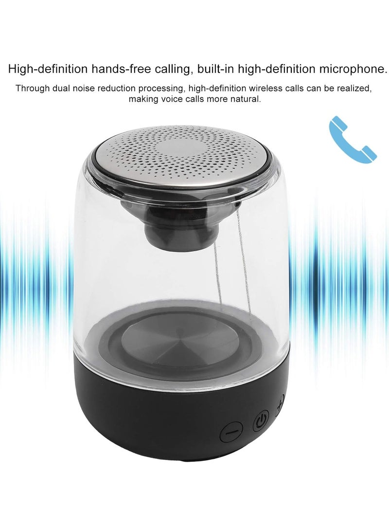 WENTCCION Bluetooth Speaker, Portable Wireless Speaker with 7 Color LED Themes, Portable Bluetooth 5.0 Speaker, Wireless Stereo Pairing, Speaker for Home, Outdoors, Travel - Image 4