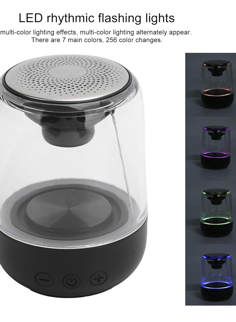 WENTCCION Bluetooth Speaker, Portable Wireless Speaker with 7 Color LED Themes, Portable Bluetooth 5.0 Speaker, Wireless Stereo Pairing, Speaker for Home, Outdoors, Travel - Image 5
