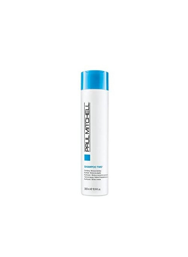 Paul Mitchell Shampoo Two, Clarifying, Removes Buildup, For All Hair Types, Especially Oily Hair 10.14 Fl. Oz. - Image 1