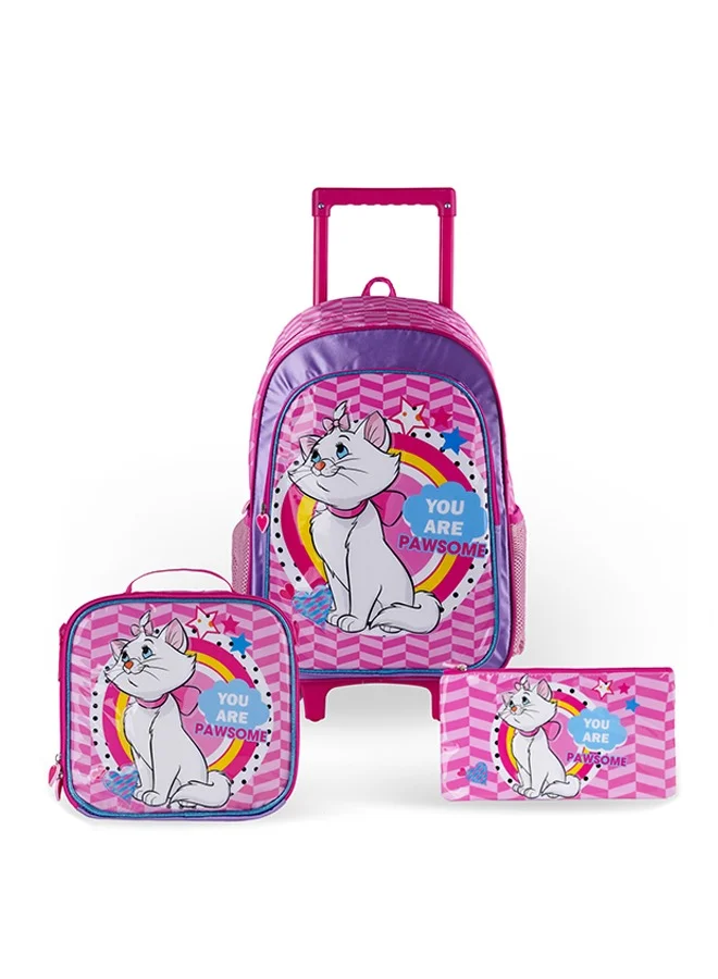 Disney Disney Marie You are pawsome 3 in 1 Trolley Box set 18 inches