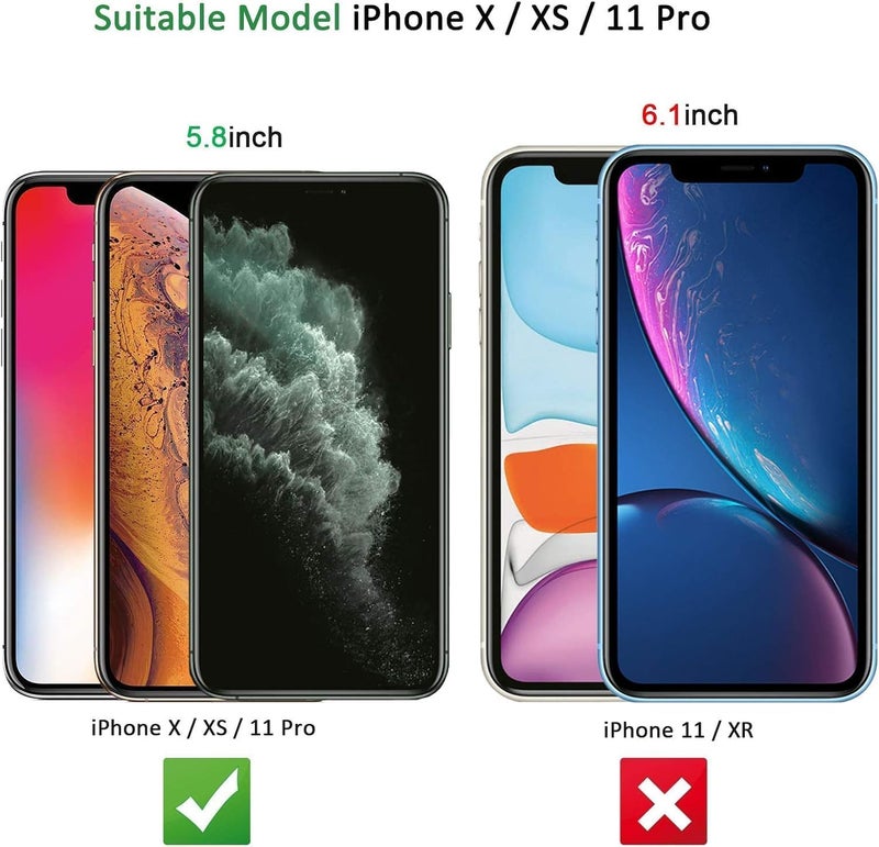 Cotbolt Tempered Glass for iPhone 11 Pro/X/XS [Military Grade Shatterproof & Longest Durable] Screen Protector iPhone 11 Pro/X/XS Tempered Glass Full Coverage - Image 4